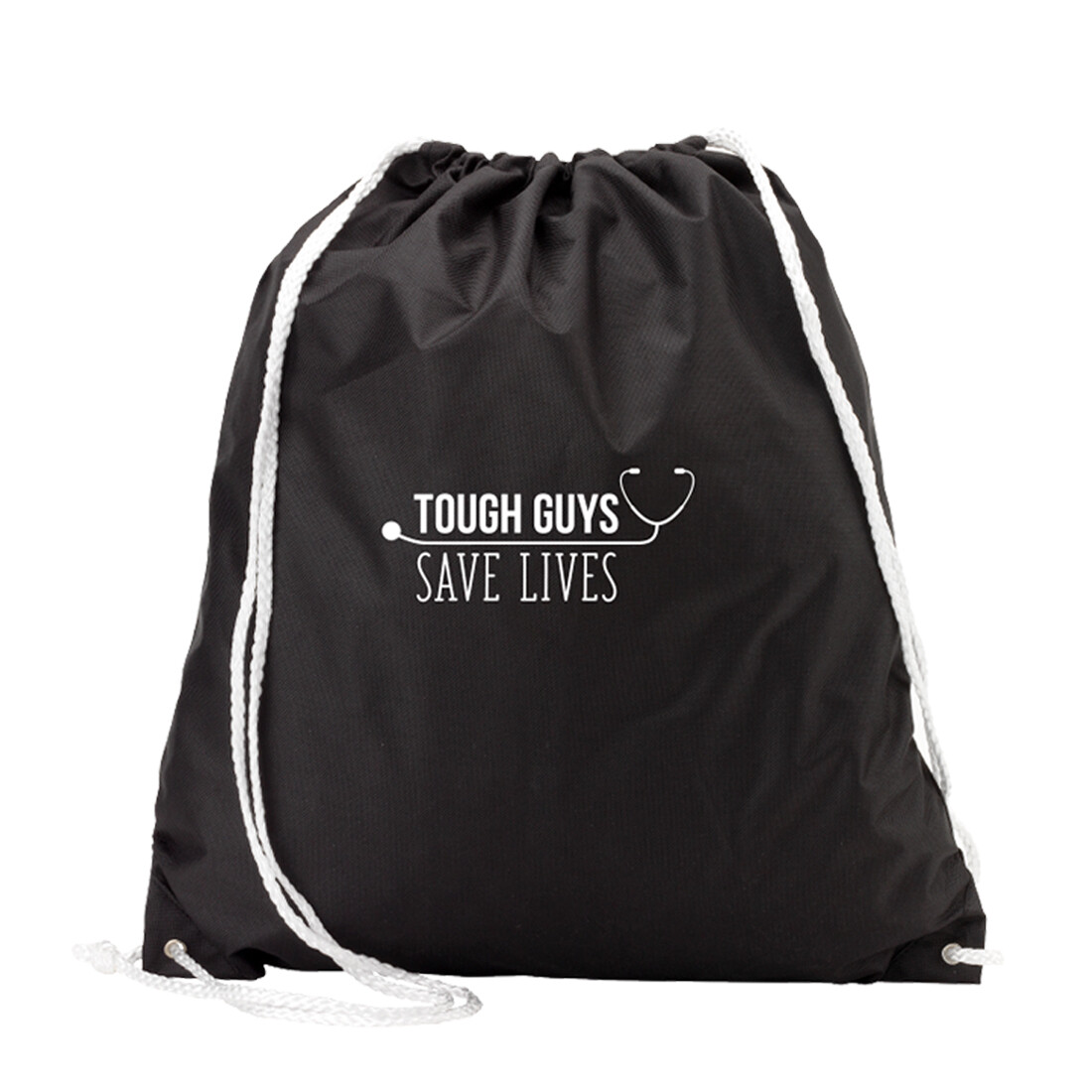 Tough Guys Save Lives Black Gym Bag