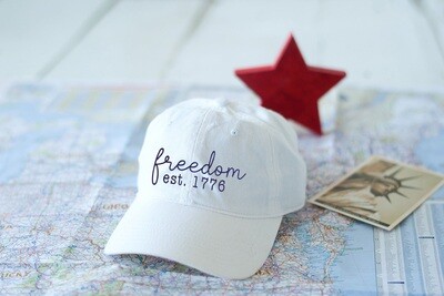 Freedom White Cap
