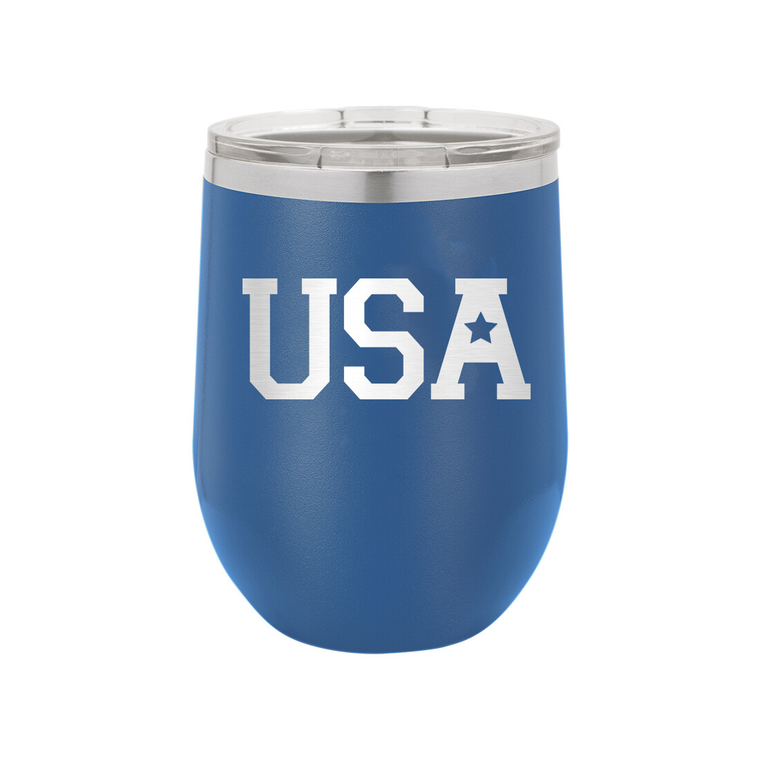 Royal Blue USA Tumbler