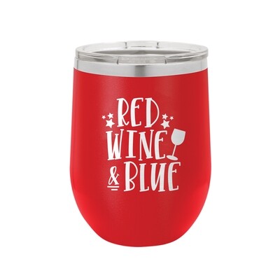 Red, Wine & Blue Tumbler