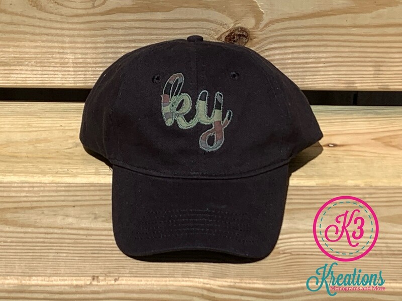 Ky Script Camo Black Cap