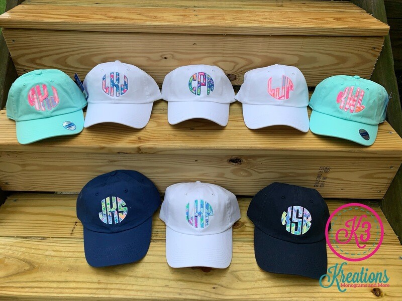 Monogram Lilly Print Cap