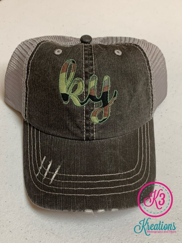 Camouflage Ky Trucker Cap