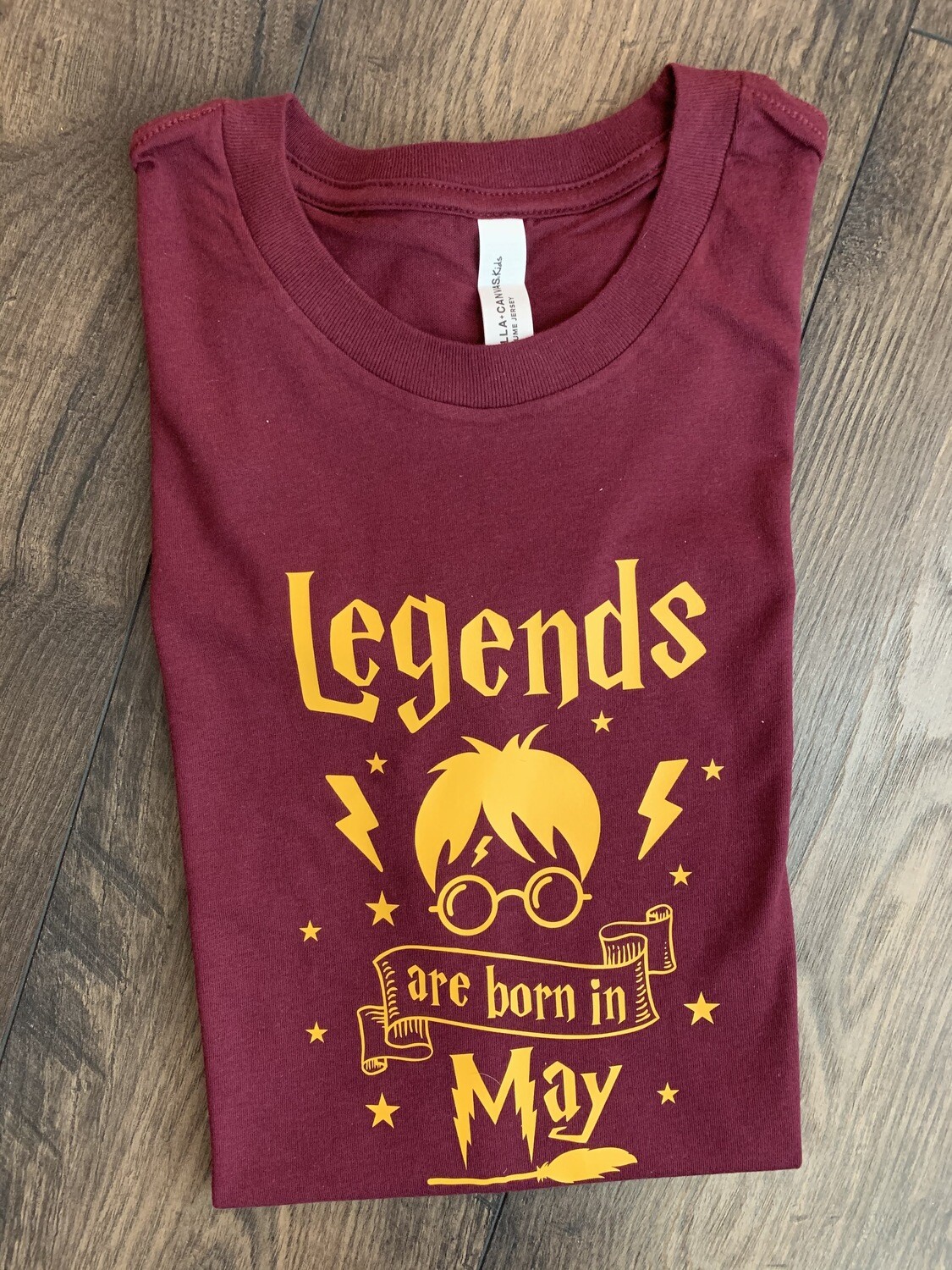 Harry Potter Legends Are Born Birthday Shirt