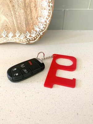 Red Hands-Free Keychain