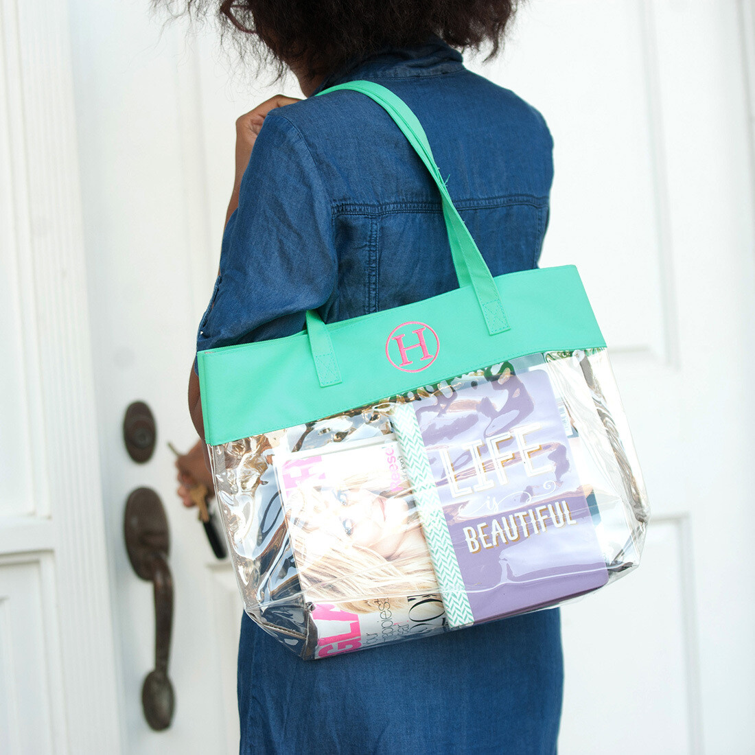 Mint Clear Tote