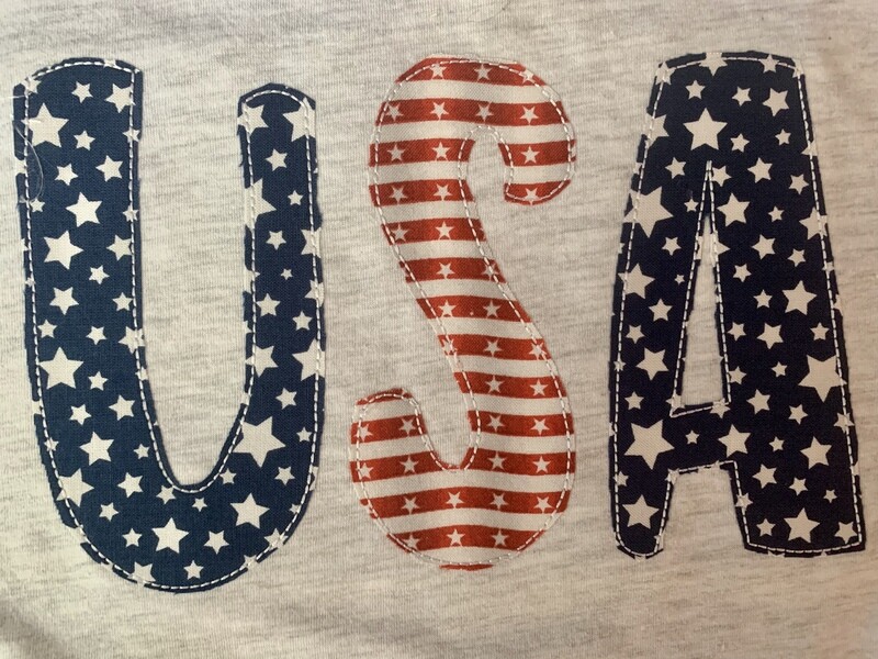 Adult Stars &amp; Stripes USA Short Sleeve Bella + Canvas Tee