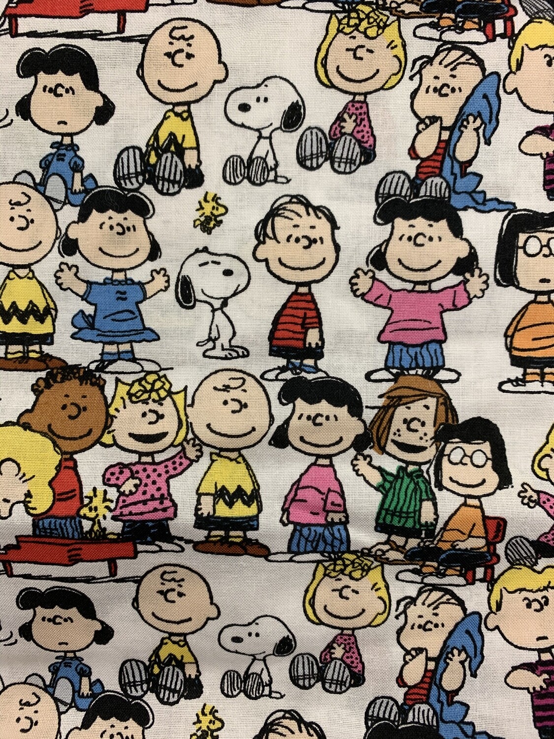 Charlie Brown & Friends Cotton Fabric Face Mask