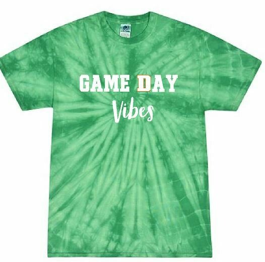Game Day Vibes Tie Dye Short Sleeve - UNISEX