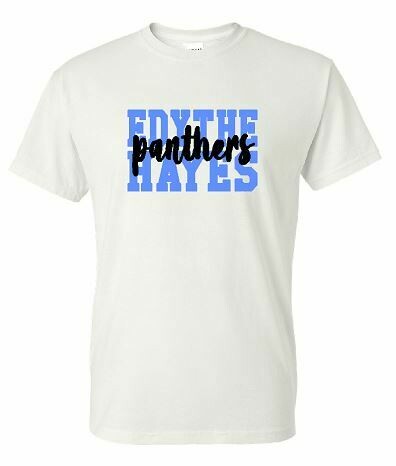 Edythe Hayes Panthers Gildan White Dry Blend T-Shirt