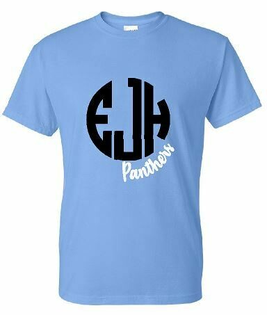 EJH Panthers Gildan Columbia Blue Dry Blend T-Shirt