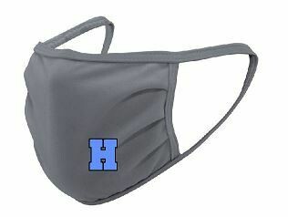 Hayes Grey Face Mask with Blue H