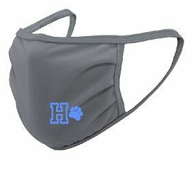 Hayes Grey Face Mask with Blue H/Pawprint