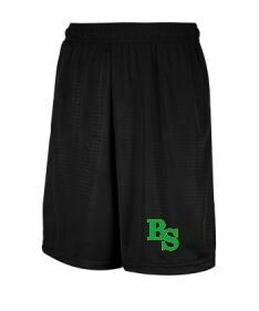 Black Mesh Shorts with BS logo