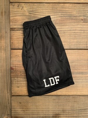 Black LDF Classic Mesh Shorts (Youth & Men's) (LDF)