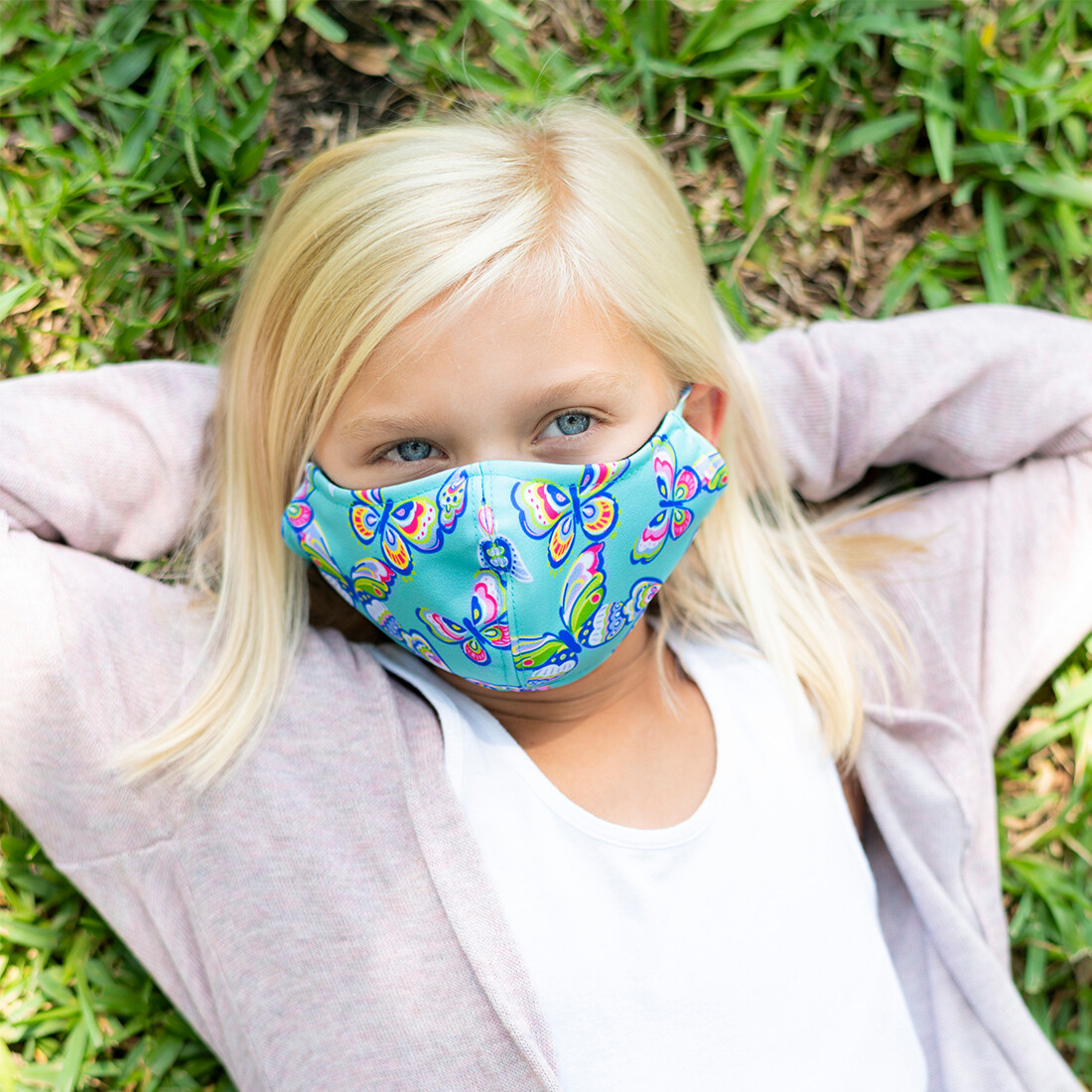 Butterfly Adjustable Kids' Face Mask