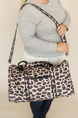 Leopard Duffel Bag