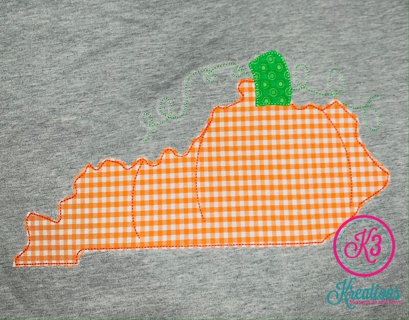 Adult Kentucky State Pumpkin Sport-Tek Raglan Tee