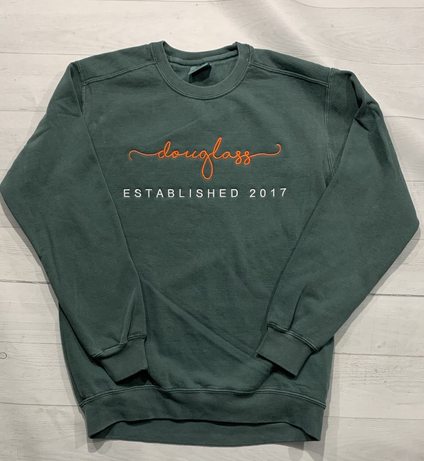 Douglass est 2017 Comfort Color Crewneck Sweatshirt (FDD)