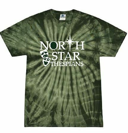 North Star Thespians Tie Dye Short Sleeve Tshirt (FDD)
