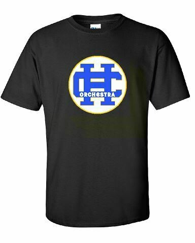 HC Orchestra Short Sleeve T-shirt with Front Chest Design(HCO)