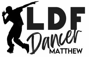 Personalized LDF Hip Hop Dancer Vinyl Adhesive Decal (LDF)