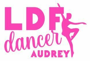 Personalized LDF Dancer Vinyl Adhesive Decal (LDF)