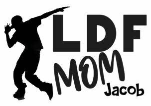 Personalized LDF Hip Hop Mom Vinyl Adhesive Decal (LDF)