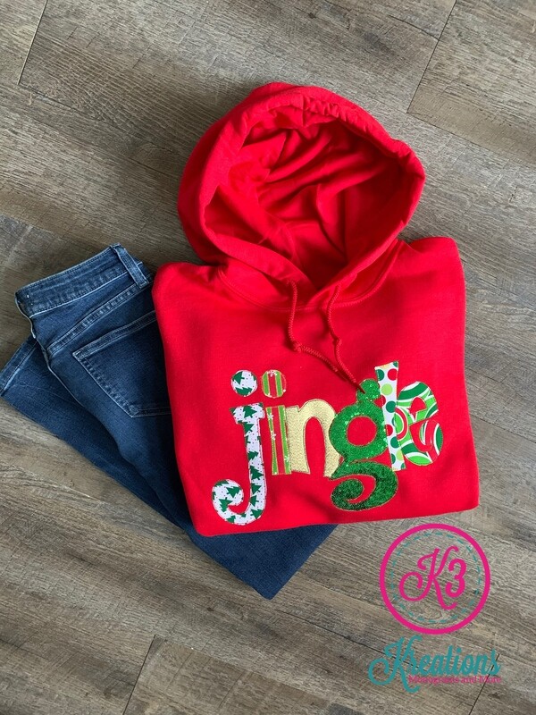 Adult Red Jingle Sweatshirt