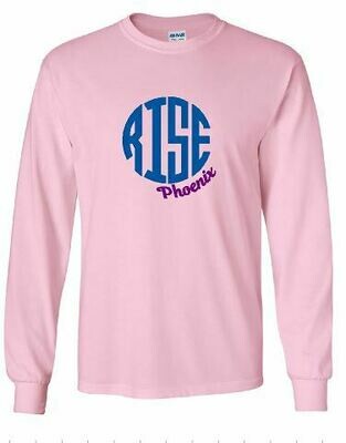 RISE Monogram Unisex Long Sleeve T-shirt - ADULT SIZING