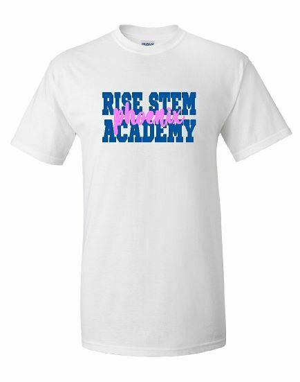 RISE STEM ACADEMY Phoenix Unisex Short Sleeve T-shirt - ADULT SIZING