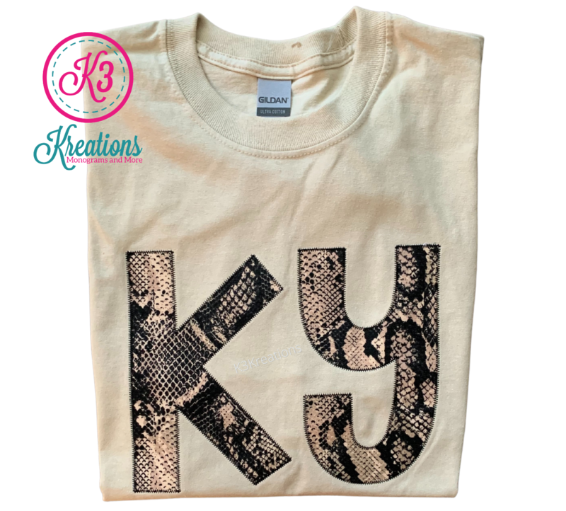 Adult KY Snakeskin Sand Long Sleeve T-Shirt