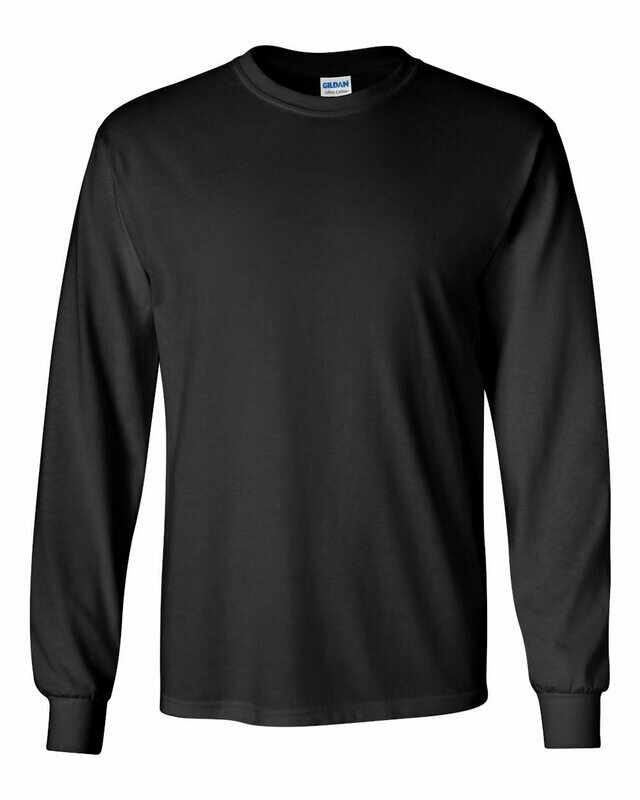CREEK Fun Font Unisex Long Sleeve Tee ADULT - Choice of Design Fabric (TCDT)