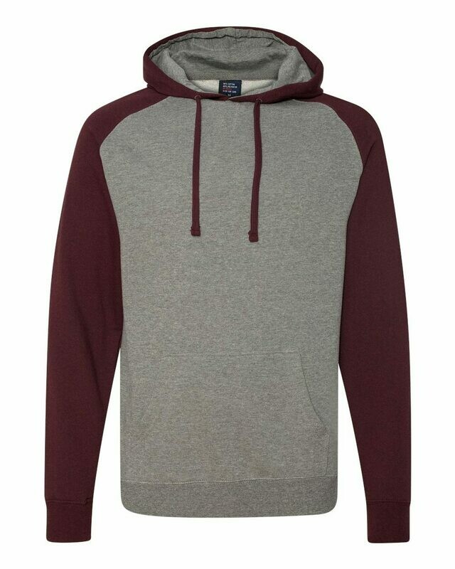 Tates Creek Commodores Unisex Raglan Hoodie  (TCDT)