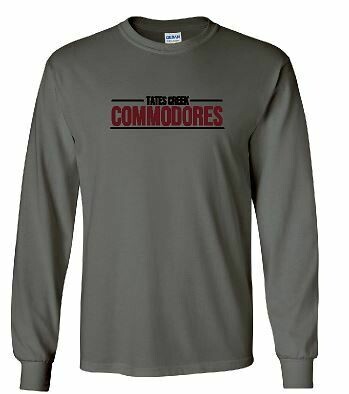 Tates Creek Commodores Unisex Long Sleeve  YOUTH and ADULT (TCDT)