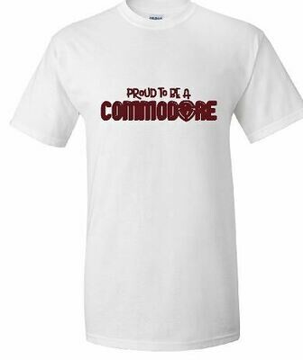 Proud To Be A Commodore Unisex Short Sleeve  YOUTH and ADULT  (TCDT)