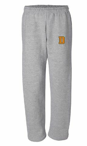 Adult Open Bottom Sweatpants with Choice of Logo (FDGS)