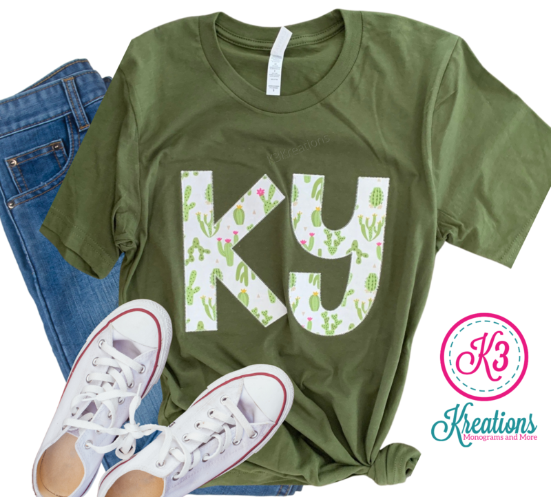 Adult KY Cactus Short Sleeve Tee