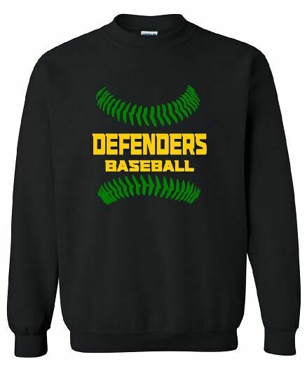 Defenders Baseball Stitches Crewneck