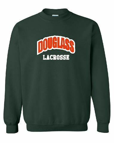 Douglass Lacrosse Applique Crewneck Sweatshirt (FDL)