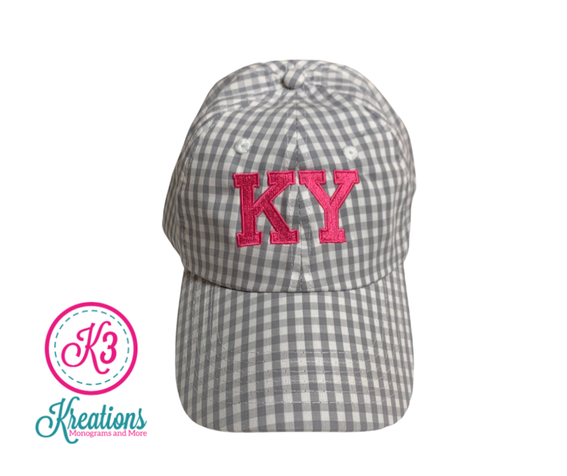 KY Gingham Ball Cap
