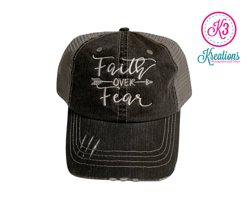 Faith Over Fear Trucker Cap