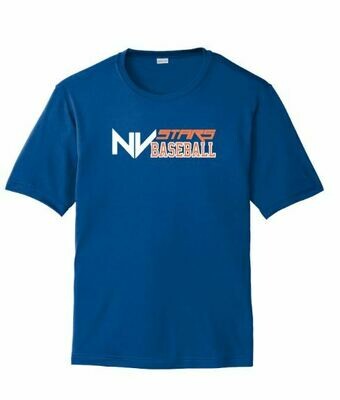 Youth NV Stars Baseball Front Chest Design Dri Fit Short Sleeve Tee (NVA)