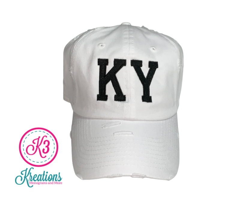 KY Embroidered Ball Cap