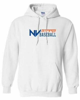 Youth NV Stars Baseball Front Chest Design Hooded Sweatshirt (NVA)