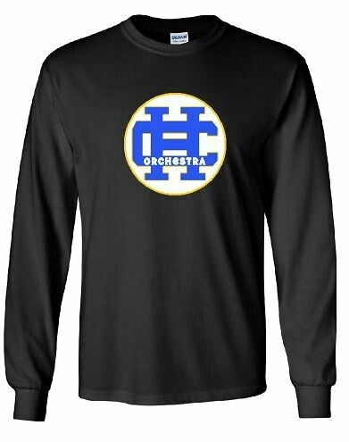 HC Orchestra Long Sleeve T-shirt with Front Chest Design(HCO)
