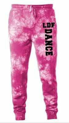 Adult LDF Dance Pink Tie-Dye Fleece Pants (LDF)