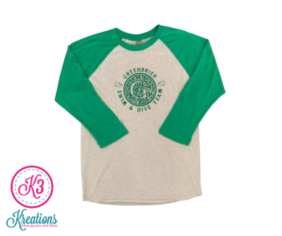 Next Level Baseball T-shirt - Choice of Greenbrier Logo