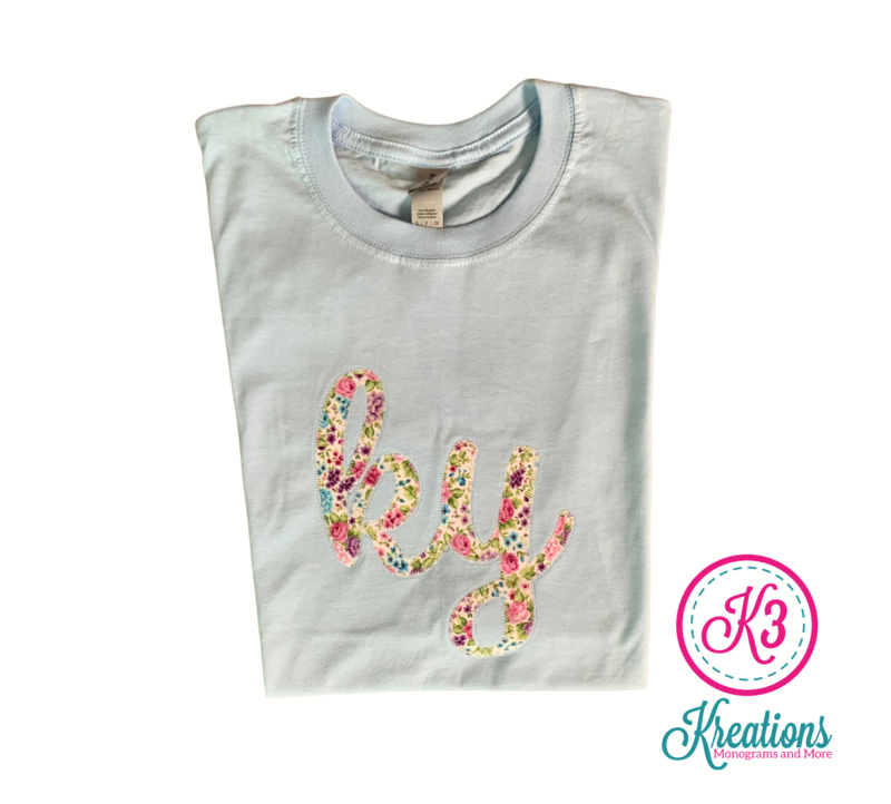 Adult Ky Script Embroidered Softstyle Short Sleeve Tee