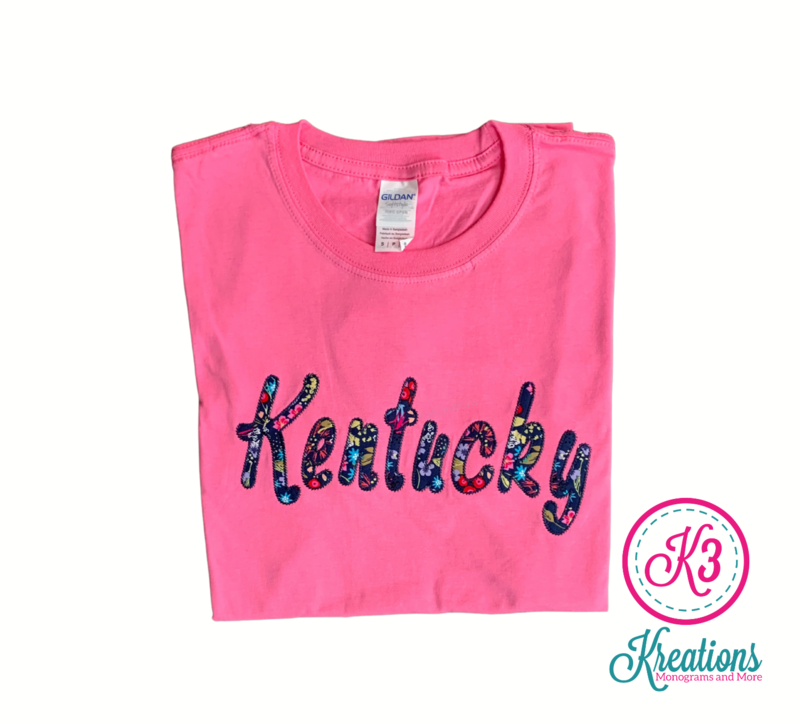 Adult Kentucky Embroidered Softstyle Short Sleeve Tee